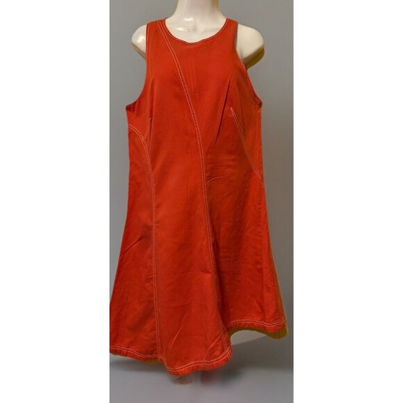 Maeve Cotton Linen Blend Dress Sleeveless Resort Wear Vacation A-line - Picture 1 of 6